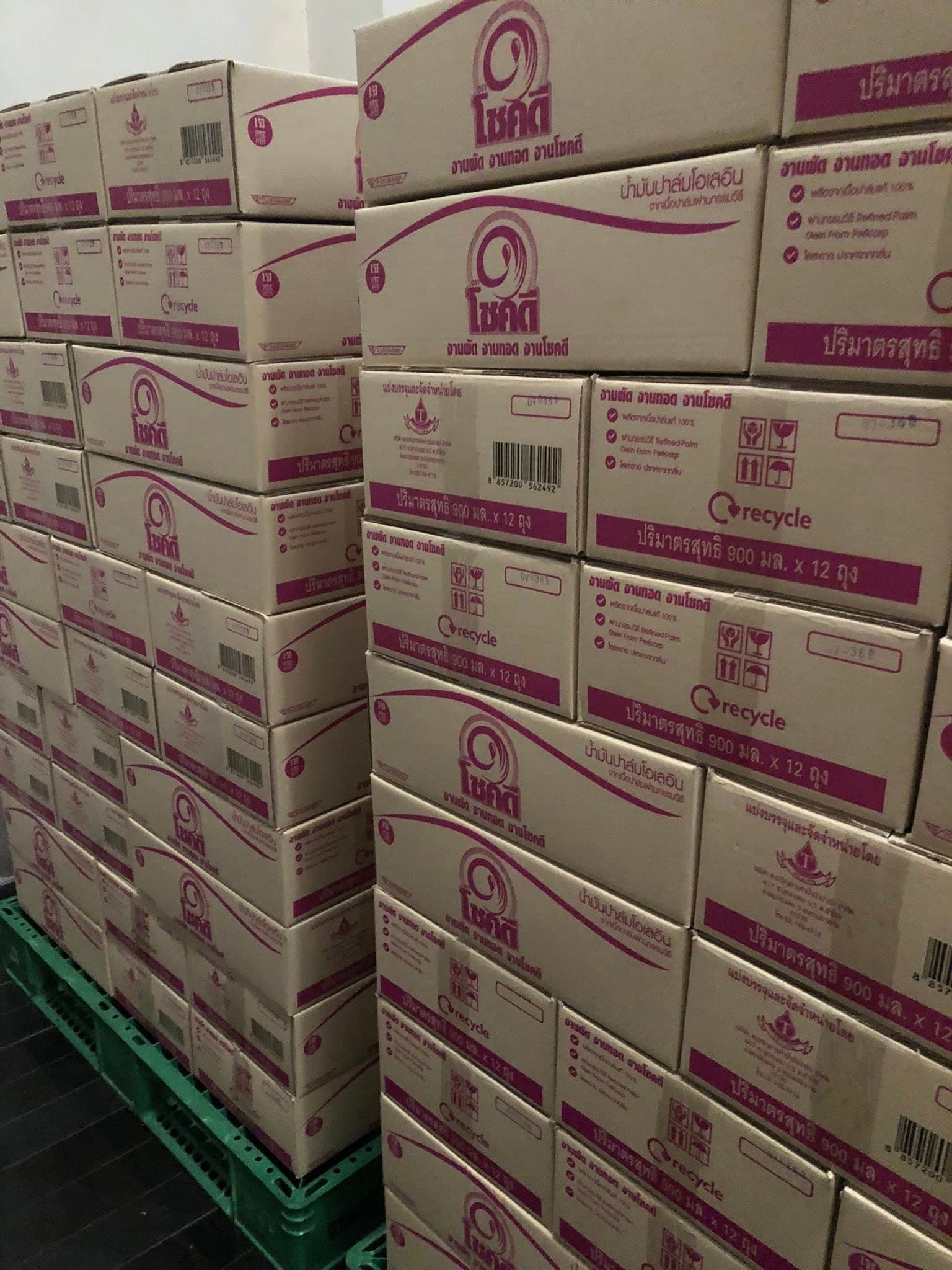 Cartoned Cooking Oil — Export Stock